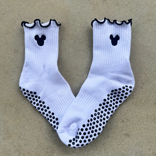 Black Pilates Socks